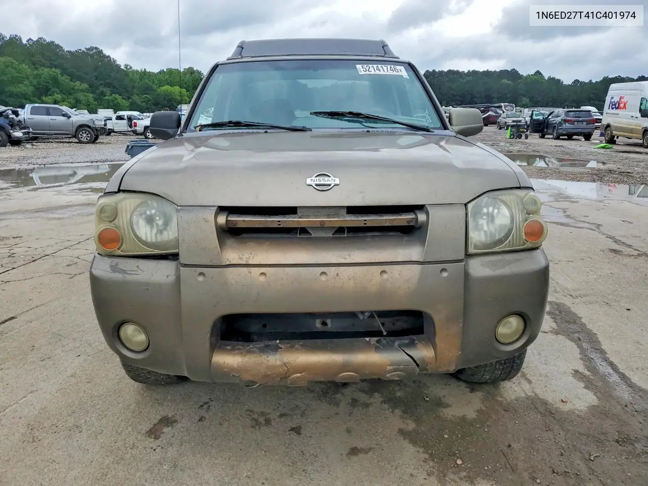 2001 Nissan Frontier Xe VIN: 1N6ED27T41C401974 Lot: 52141746