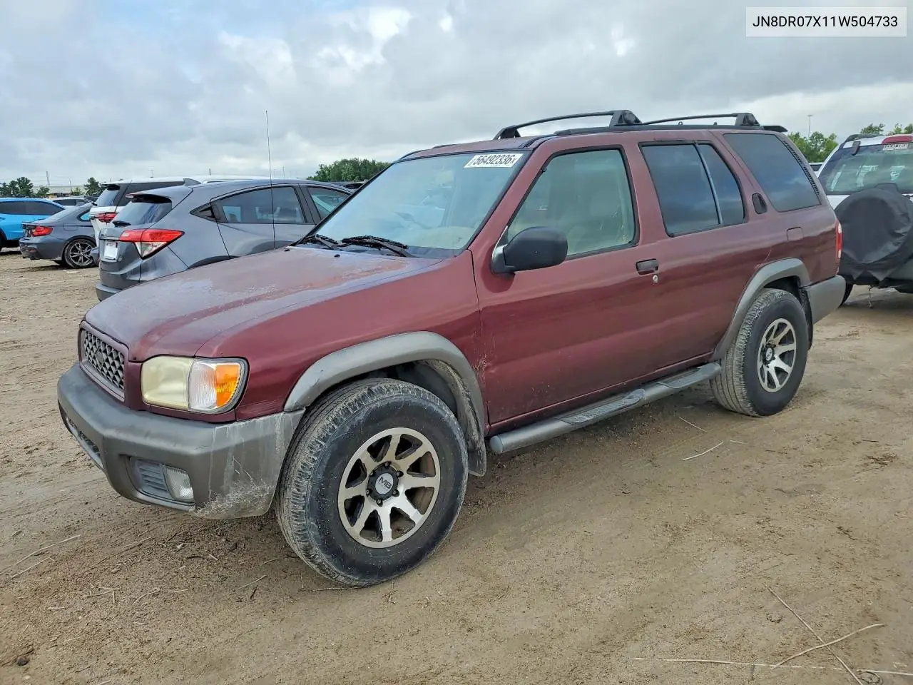 2001 Nissan Pathfinder Se VIN: JN8DR07X11W504733 Lot: 56492336