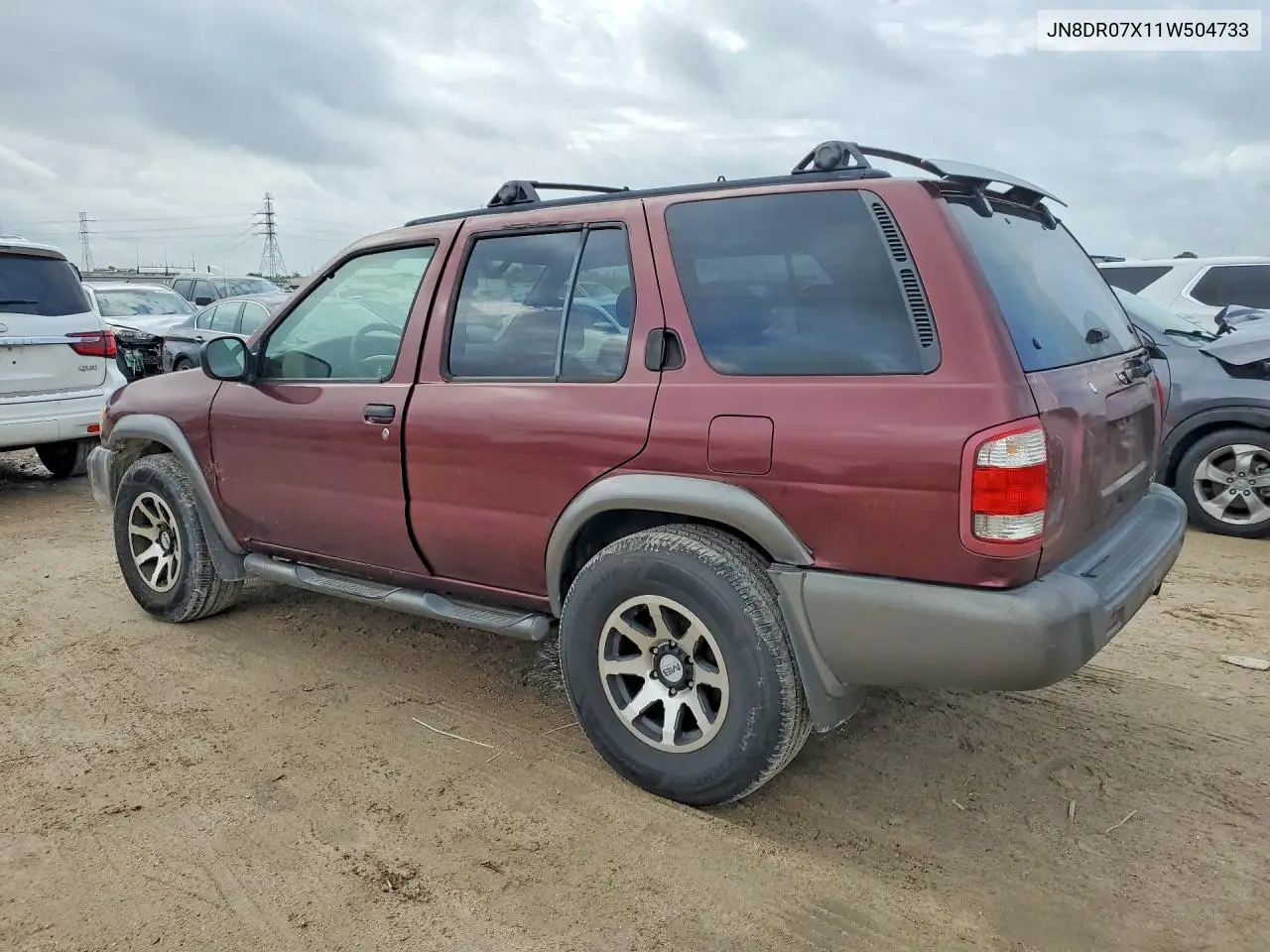 2001 Nissan Pathfinder Se VIN: JN8DR07X11W504733 Lot: 56492336