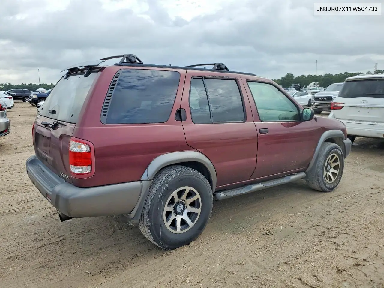 2001 Nissan Pathfinder Se VIN: JN8DR07X11W504733 Lot: 56492336