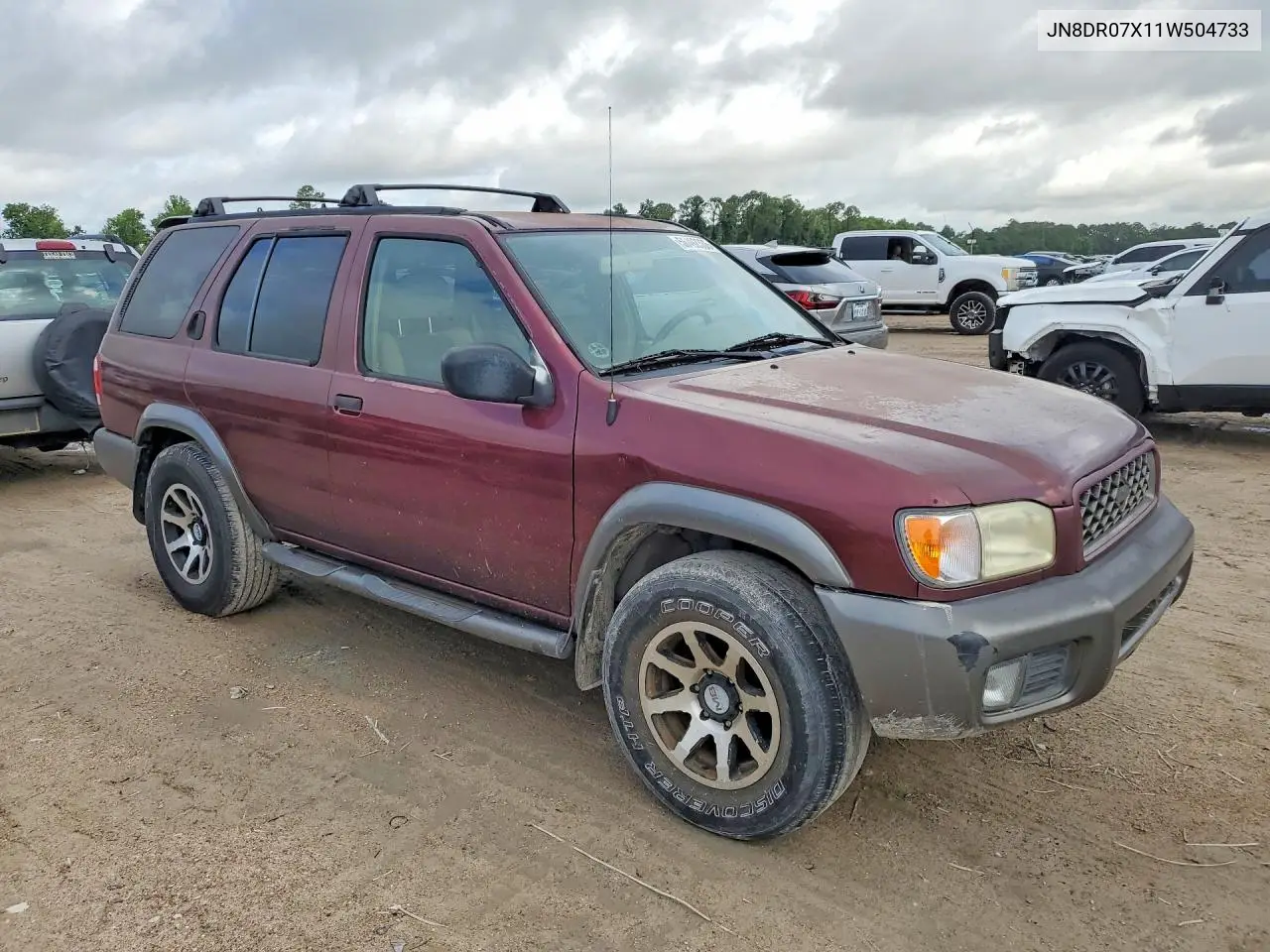 2001 Nissan Pathfinder Se VIN: JN8DR07X11W504733 Lot: 56492336