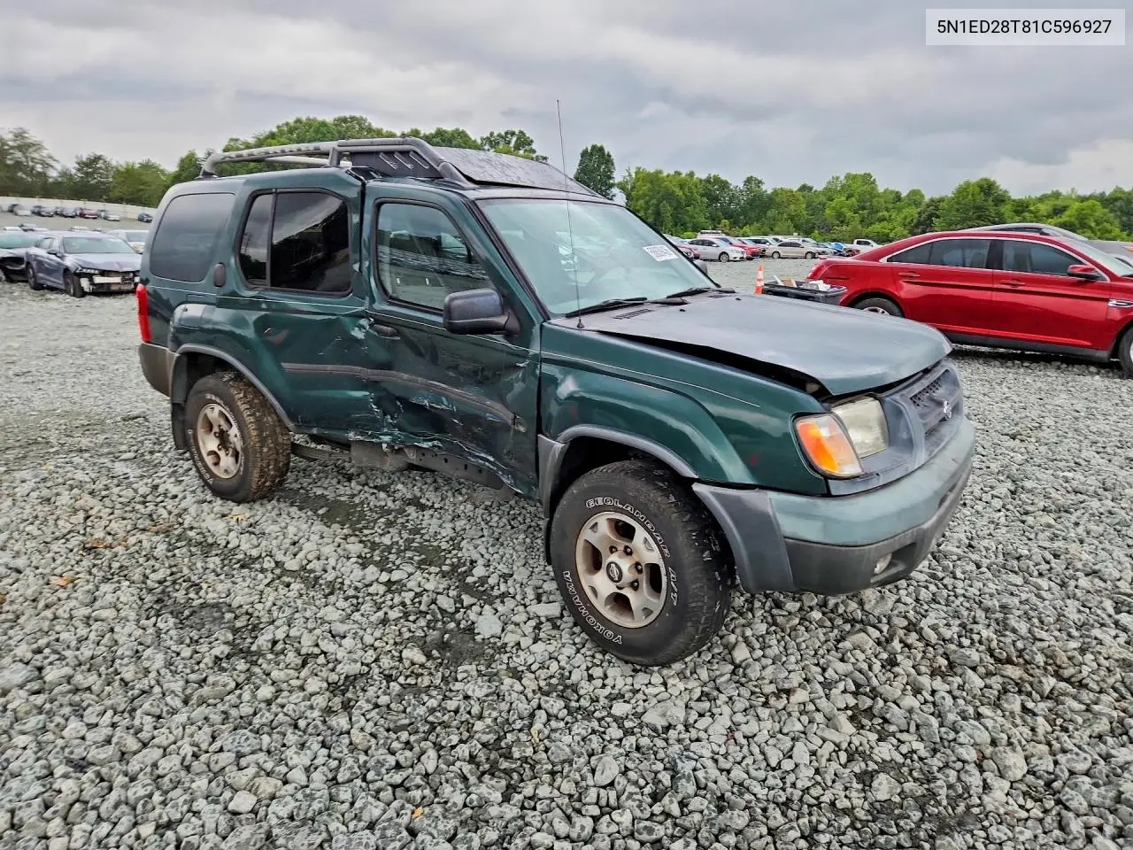 2001 Nissan Xterra Xe-V6 VIN: 5N1ED28T81C596927 Lot: 58639436
