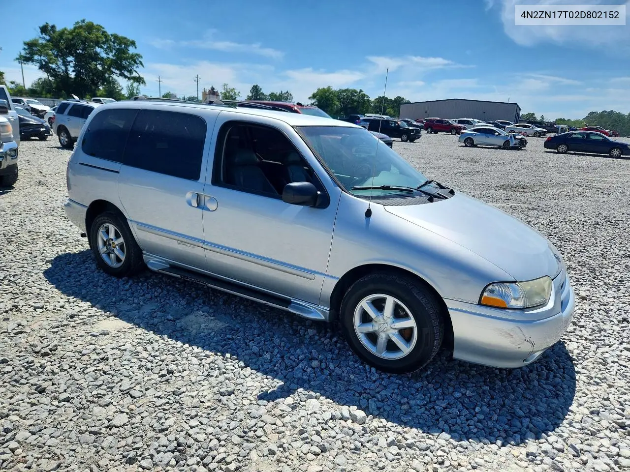 2002 Nissan Quest Gle VIN: 4N2ZN17T02D802152 Lot: 56114956
