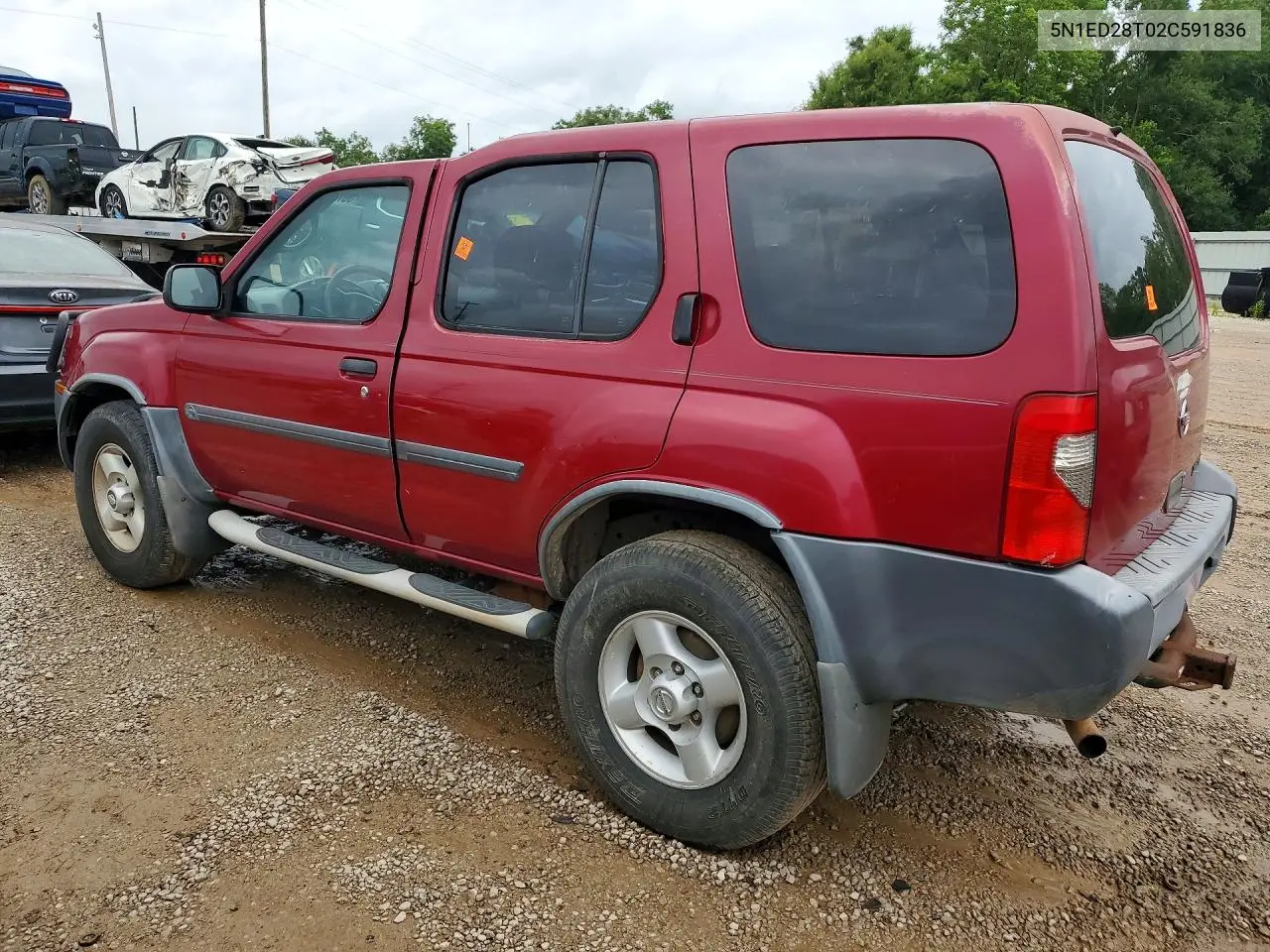 2002 Nissan Xterra Xe-V6 VIN: 5N1ED28T02C591836 Lot: 56796926