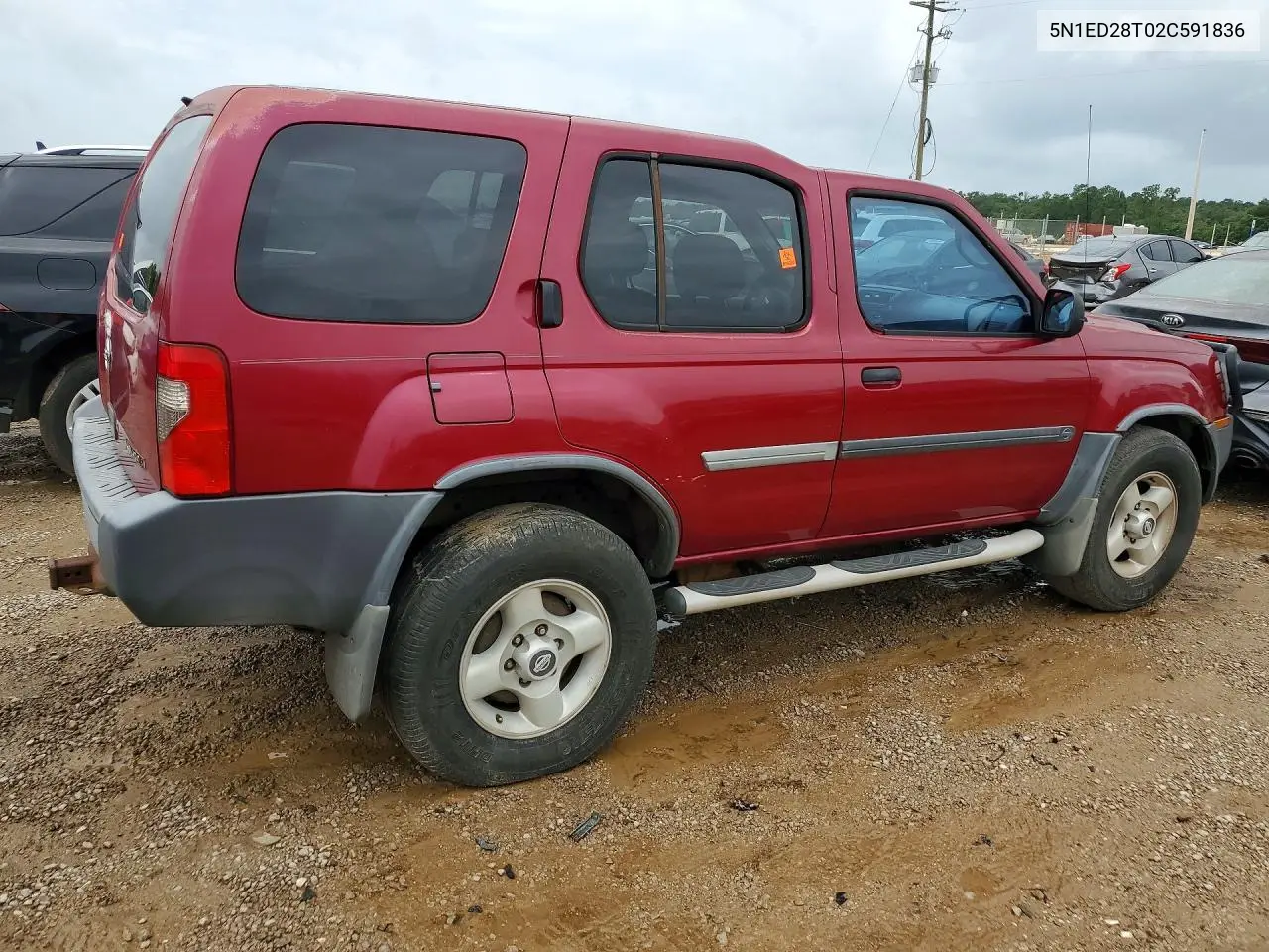 2002 Nissan Xterra Xe-V6 VIN: 5N1ED28T02C591836 Lot: 56796926