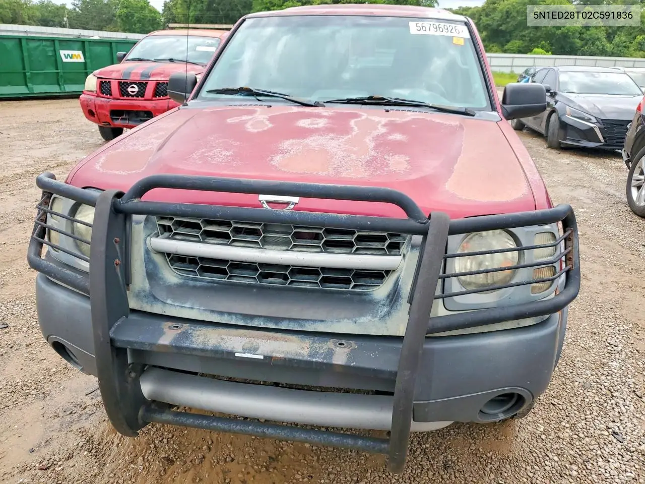 2002 Nissan Xterra Xe-V6 VIN: 5N1ED28T02C591836 Lot: 56796926