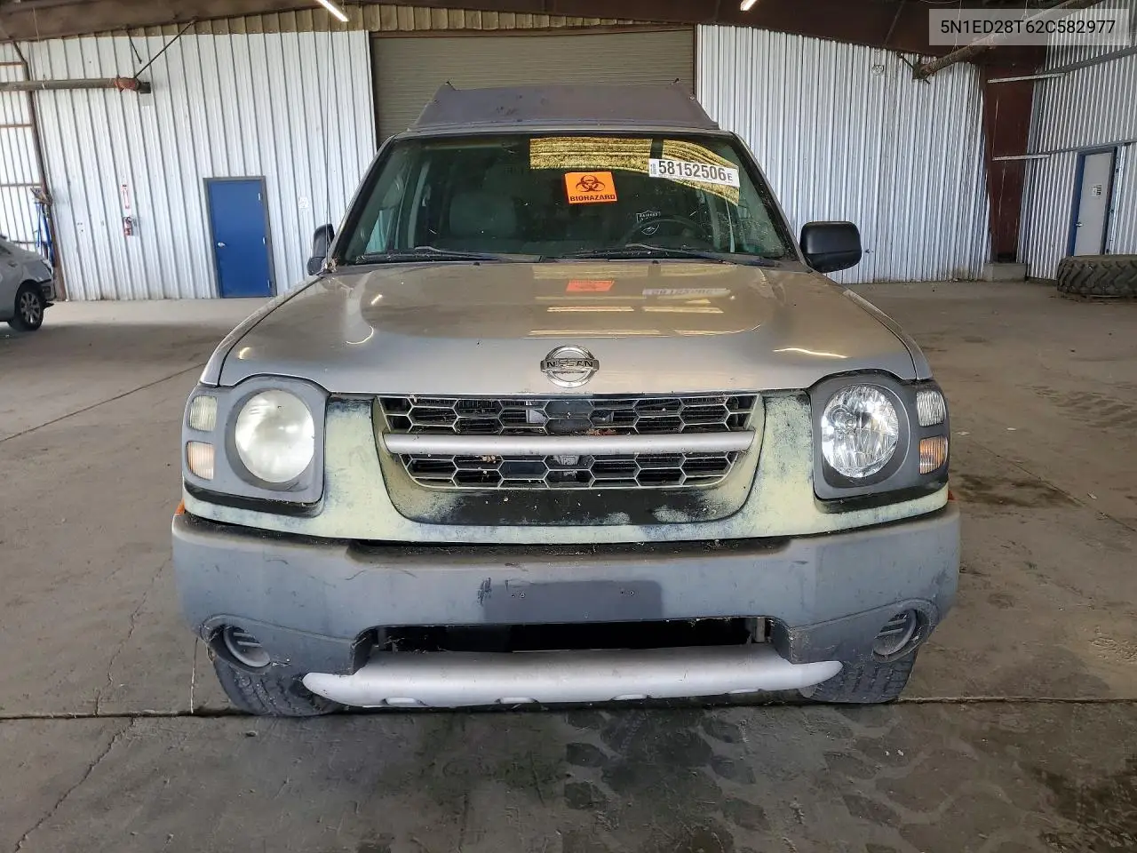 2002 Nissan Xterra Xe-V6 VIN: 5N1ED28T62C582977 Lot: 58152506