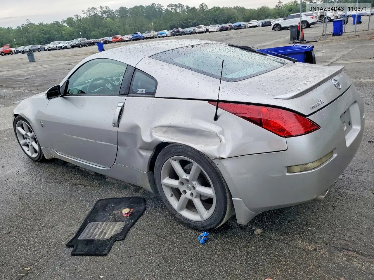 2003 Nissan 350Z Coupe VIN: JN1AZ34D43T110371 Lot: 52568546