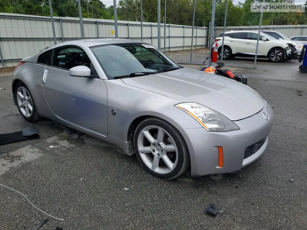 2003 Nissan 350Z Coupe VIN: JN1AZ34D43T110371 Lot: 52568546