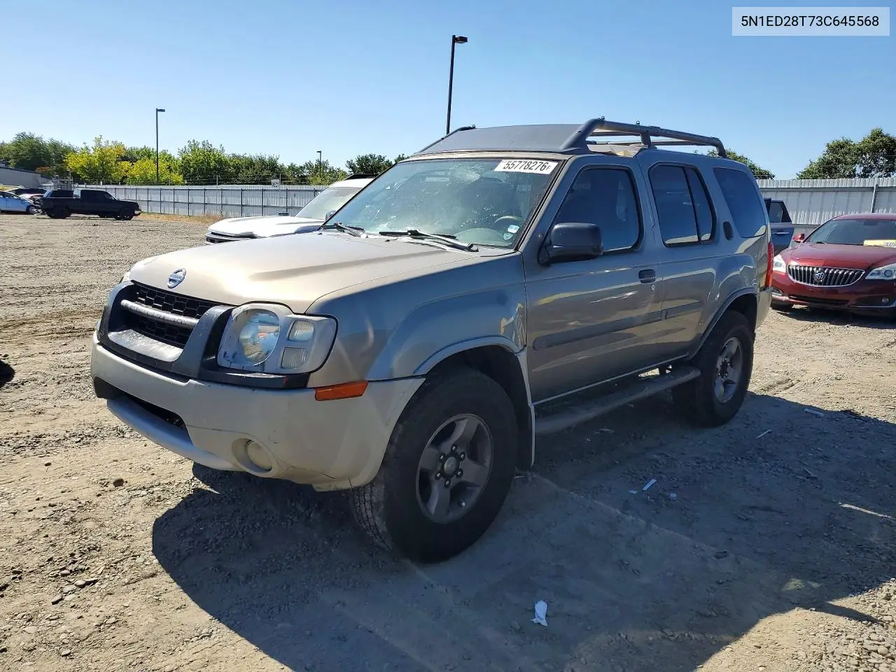 2003 Nissan Xterra VIN: 5N1ED28T73C645568 Lot: 55778276