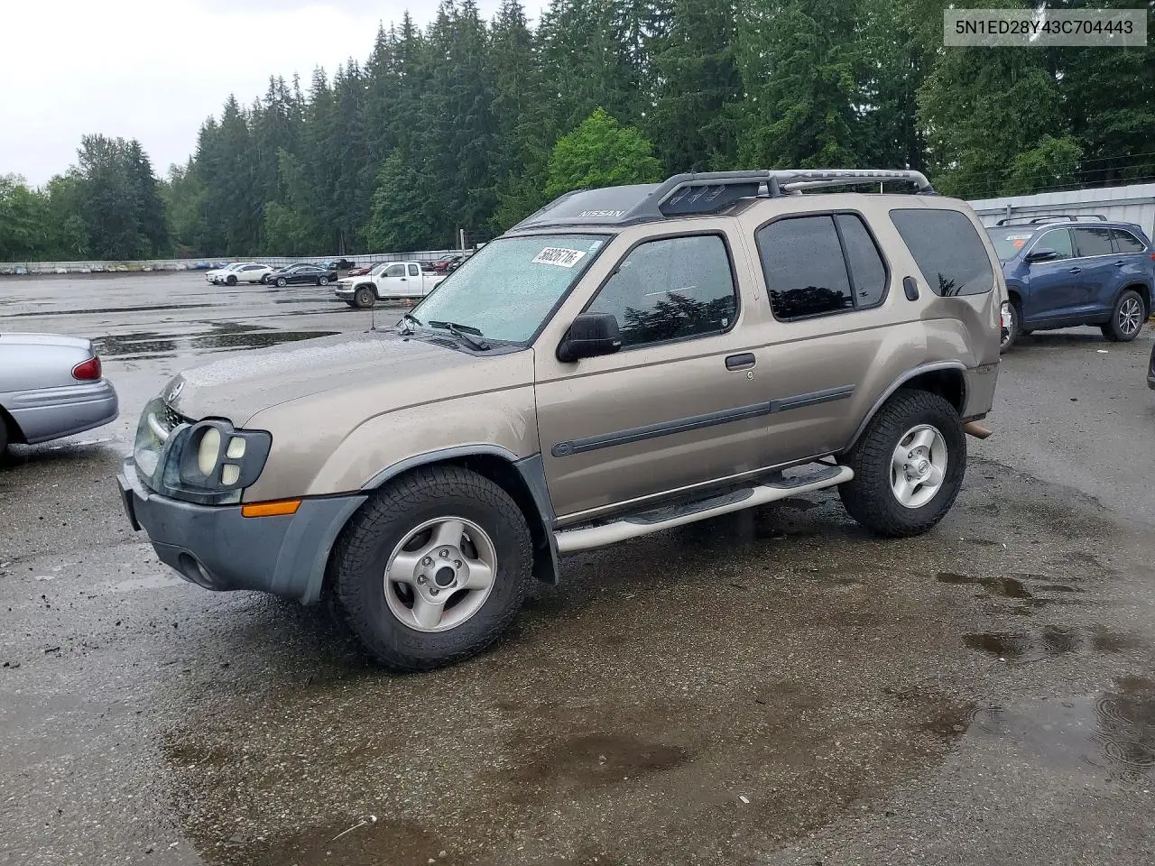 2003 Nissan Xterra Xe-V6 VIN: 5N1ED28Y43C704443 Lot: 56826716