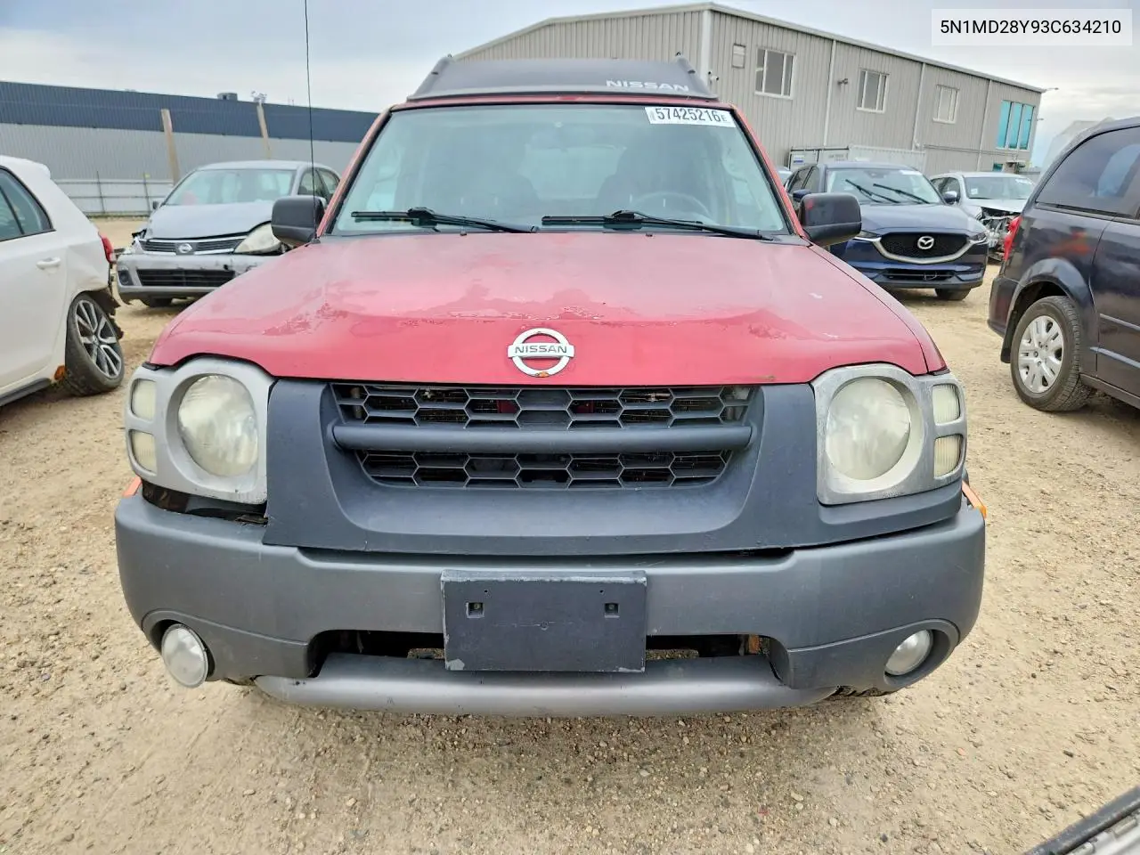 2003 Nissan Xterra Se S VIN: 5N1MD28Y93C634210 Lot: 57425216