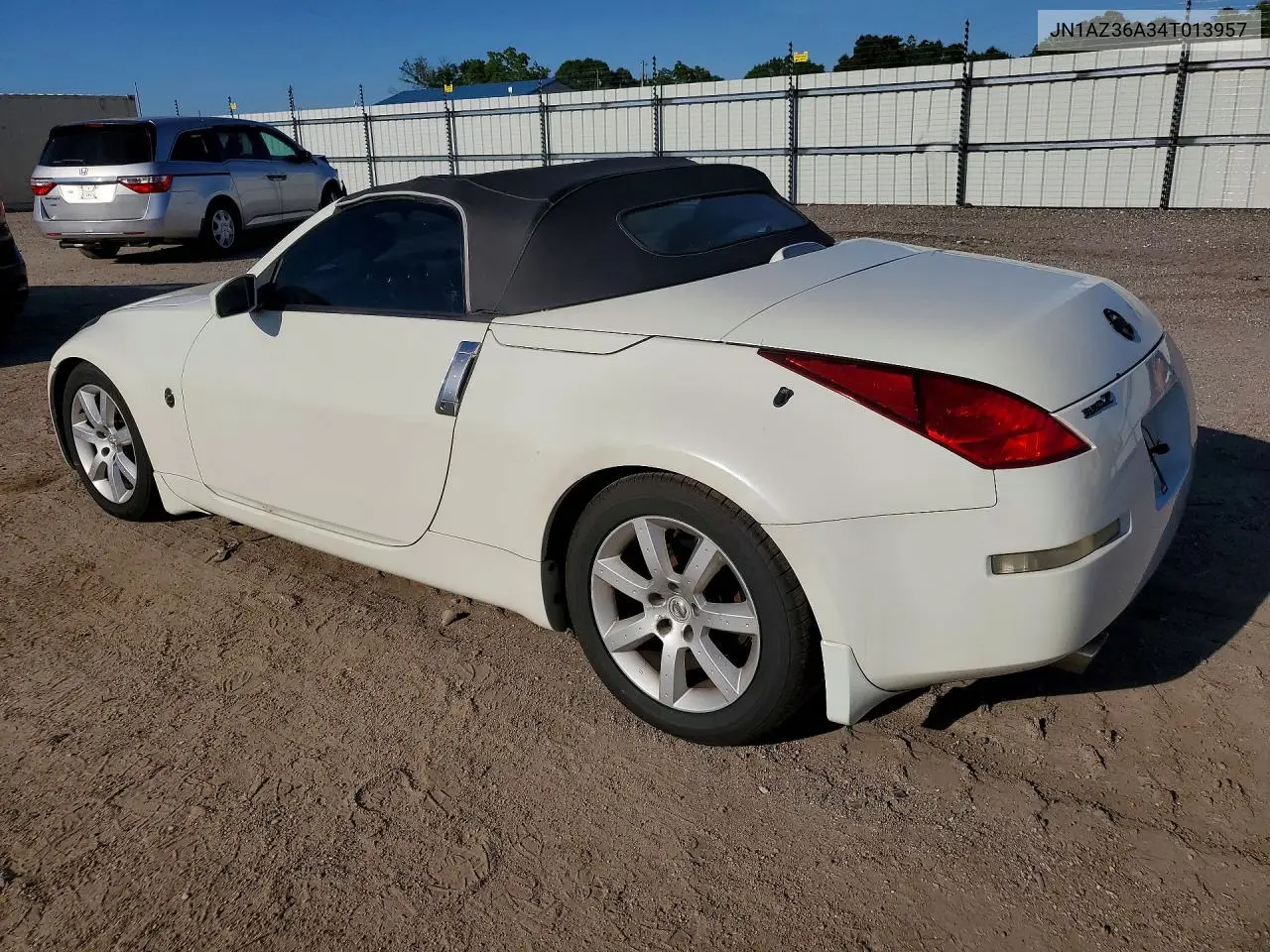 2004 Nissan 350Z Roadster VIN: JN1AZ36A34T013957 Lot: 53548546