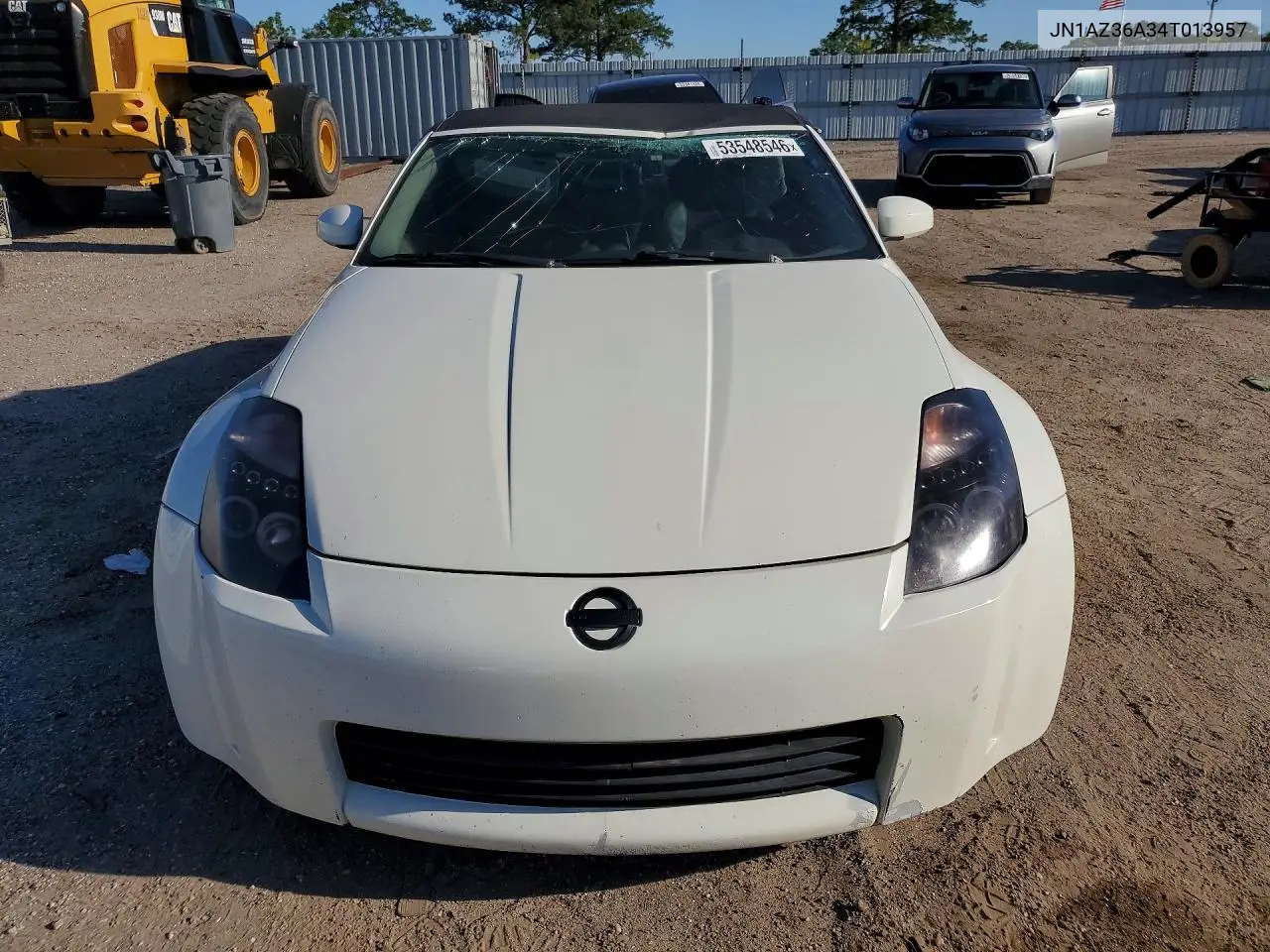 2004 Nissan 350Z Roadster VIN: JN1AZ36A34T013957 Lot: 53548546