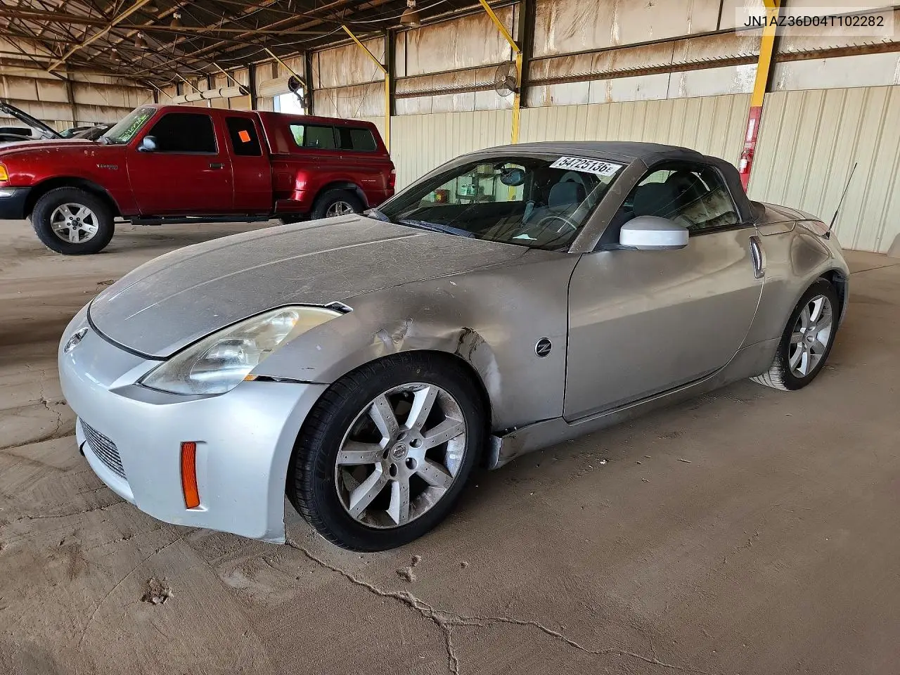 2004 Nissan 350Z Roadster VIN: JN1AZ36D04T102282 Lot: 54725136