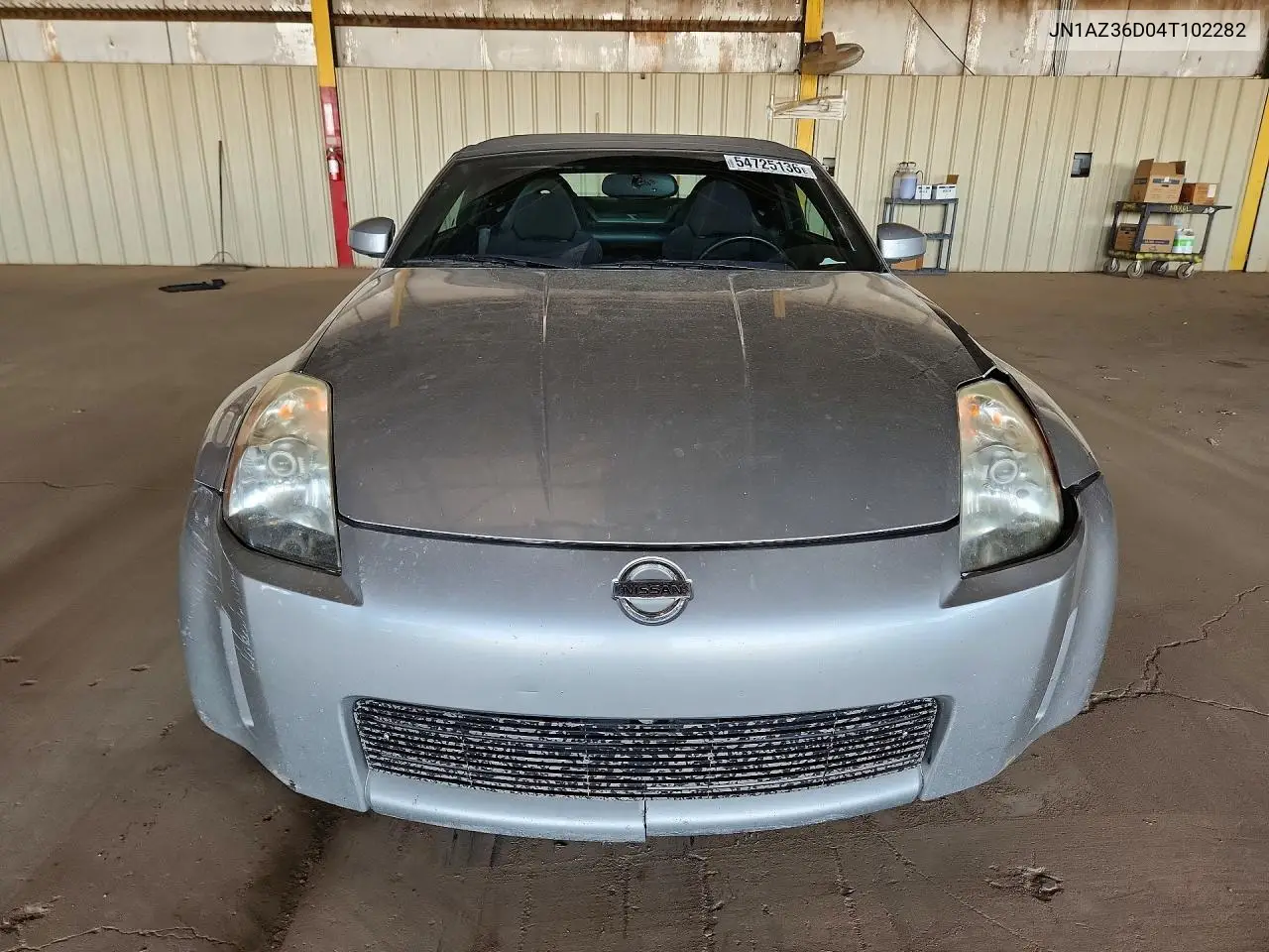 2004 Nissan 350Z Roadster VIN: JN1AZ36D04T102282 Lot: 54725136