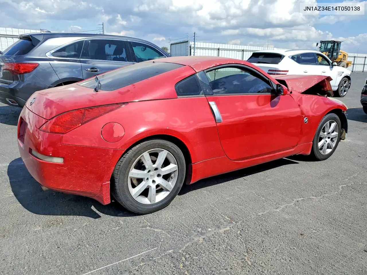 2004 Nissan 350Z Coupe VIN: JN1AZ34E14T050138 Lot: 54808806