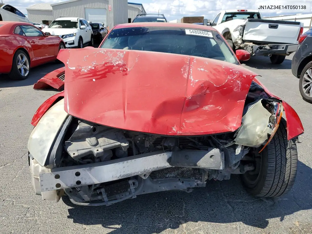 2004 Nissan 350Z Coupe VIN: JN1AZ34E14T050138 Lot: 54808806