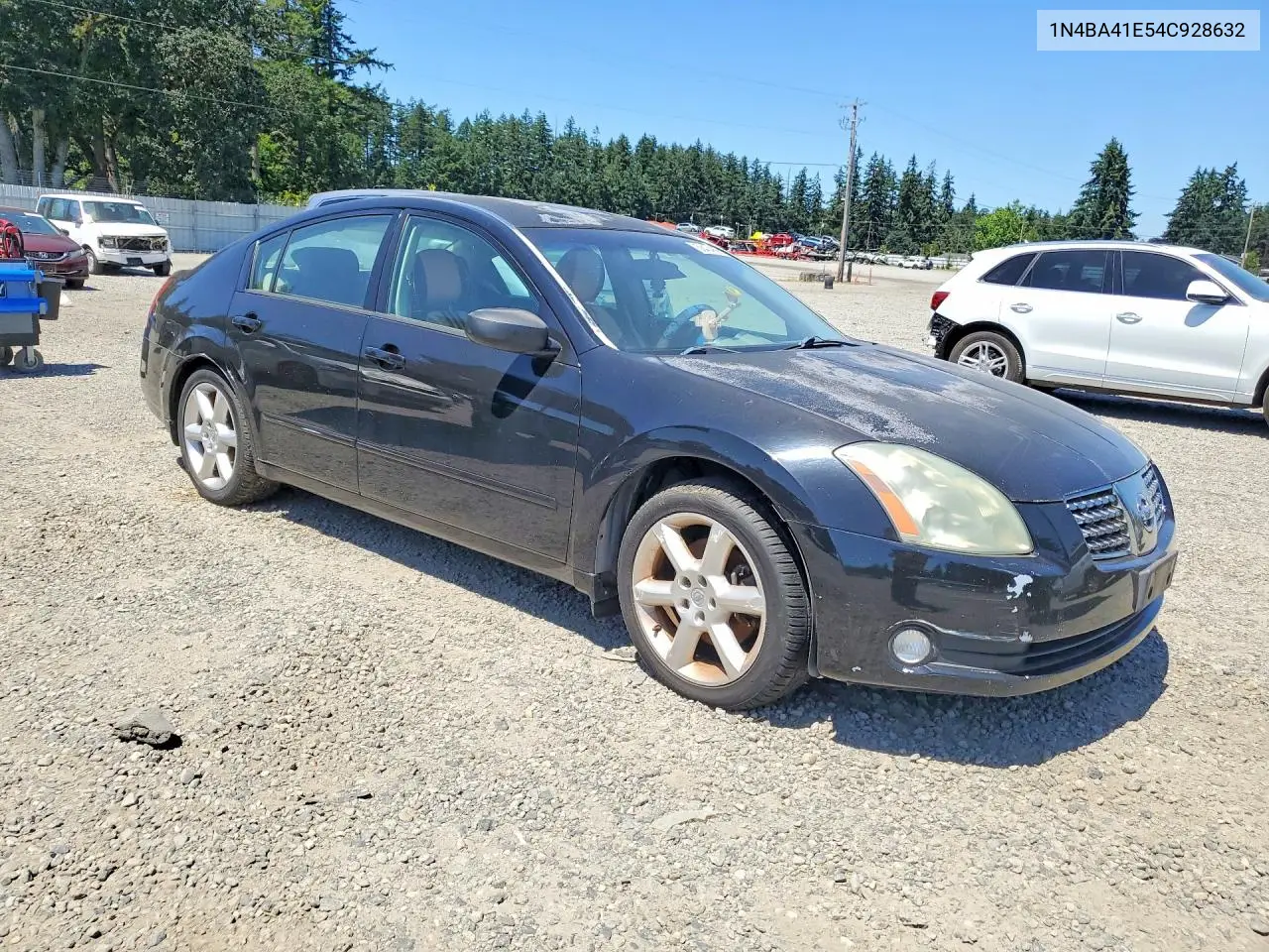 2004 Nissan Maxima 3.5 Se VIN: 1N4BA41E54C928632 Lot: 56404566