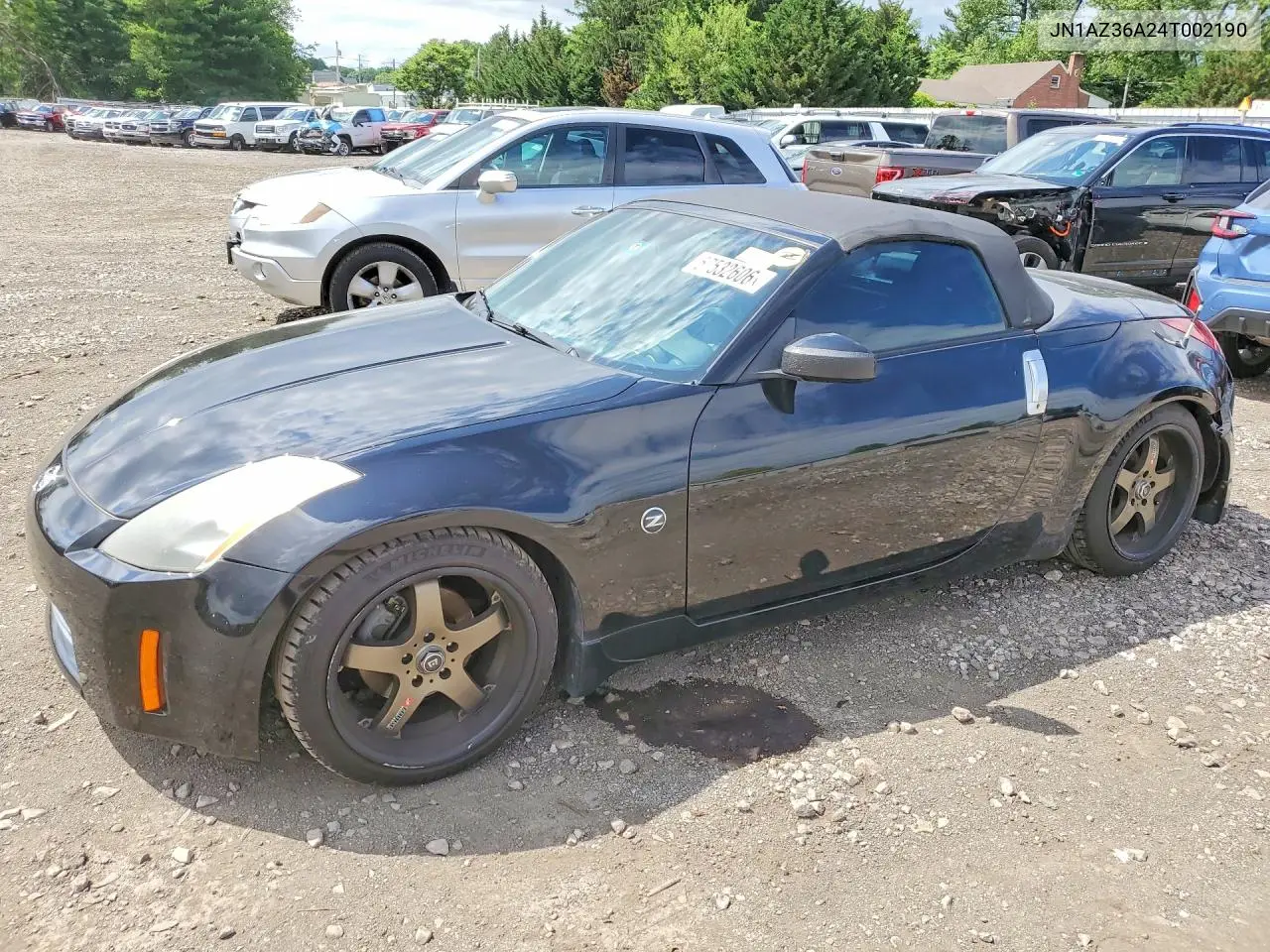2004 Nissan 350Z Roadster VIN: JN1AZ36A24T002190 Lot: 57532606