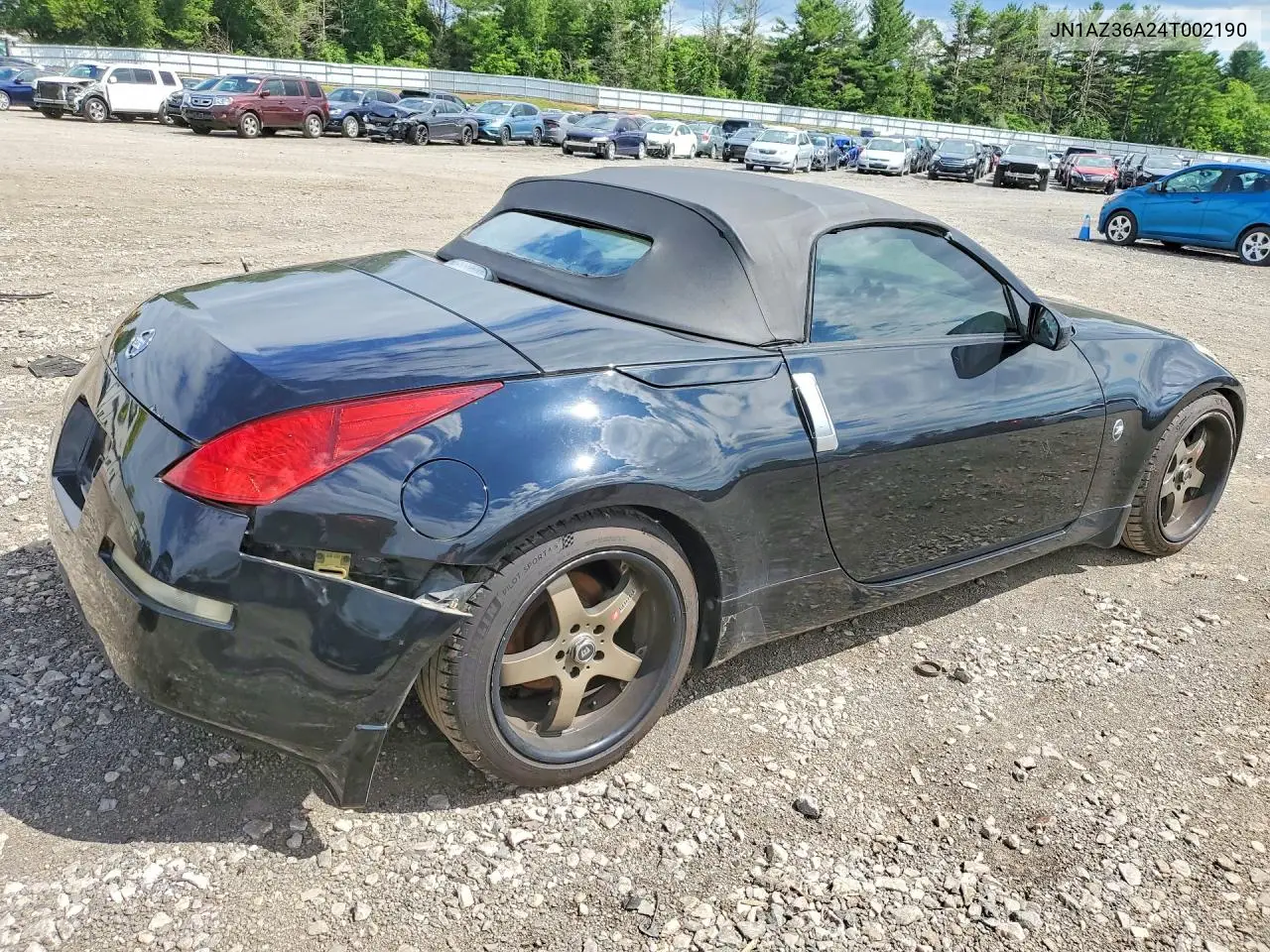 2004 Nissan 350Z Roadster VIN: JN1AZ36A24T002190 Lot: 57532606