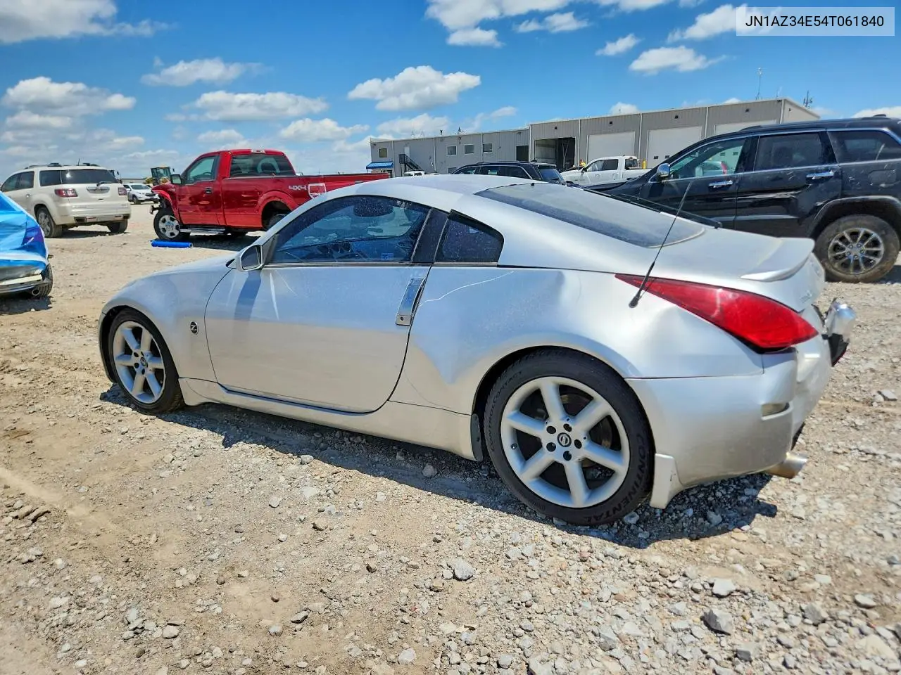 2004 Nissan 350Z Coupe VIN: JN1AZ34E54T061840 Lot: 57585326