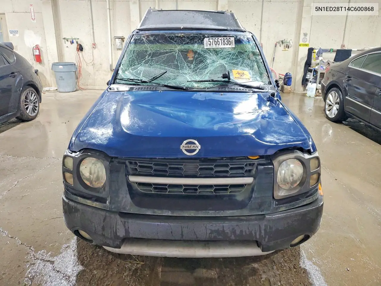 2004 Nissan Xterra Xe VIN: 5N1ED28T14C600868 Lot: 57661836