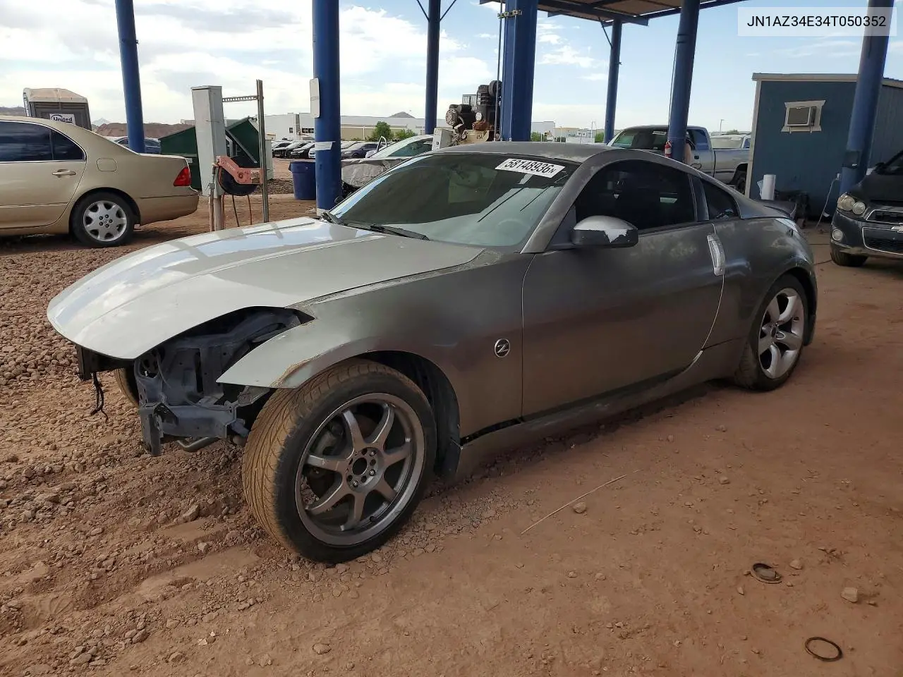2004 Nissan 350Z Coupe VIN: JN1AZ34E34T050352 Lot: 58148936