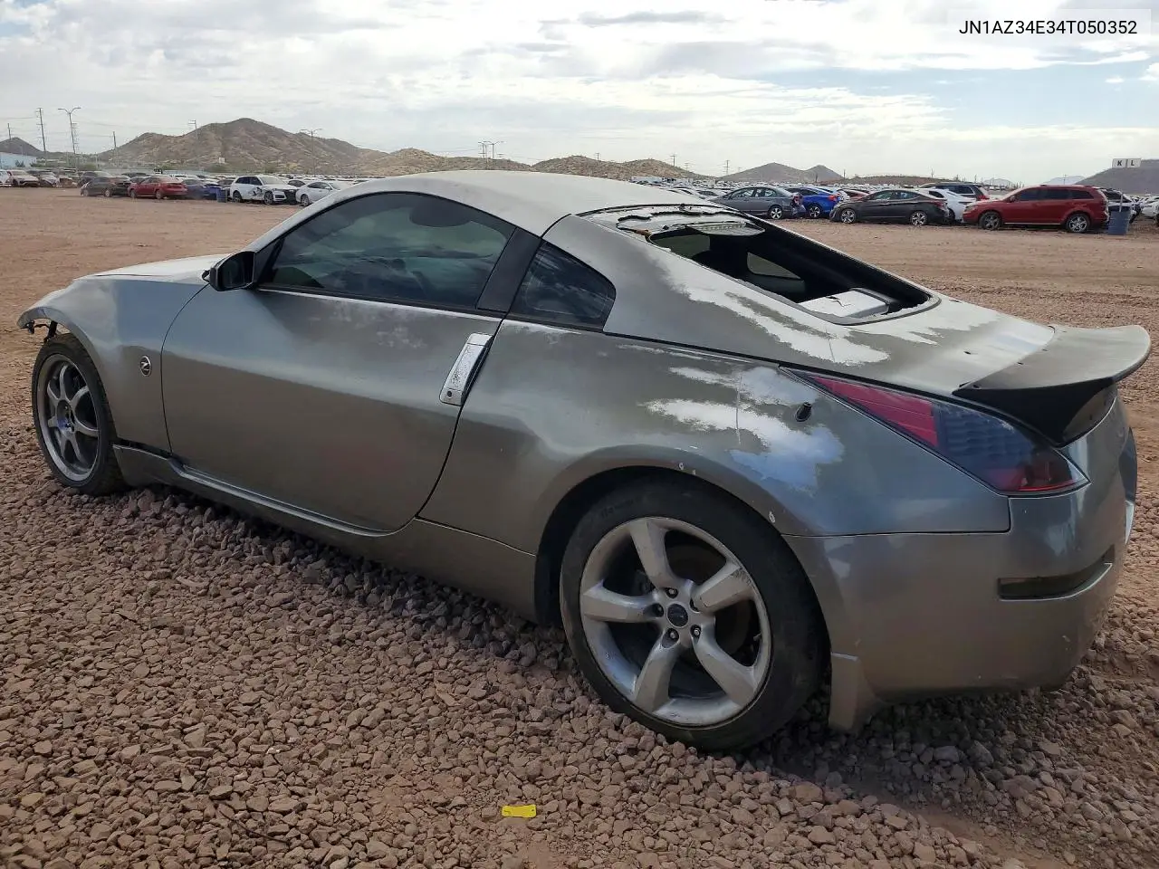 2004 Nissan 350Z Coupe VIN: JN1AZ34E34T050352 Lot: 58148936