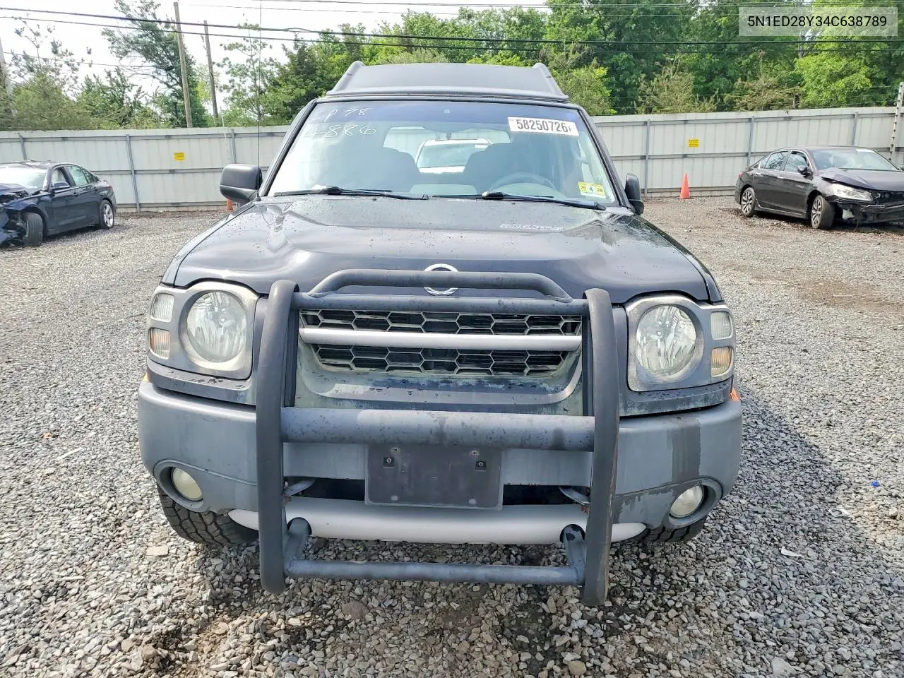 2004 Nissan Xterra Xe VIN: 5N1ED28Y34C638789 Lot: 58250726