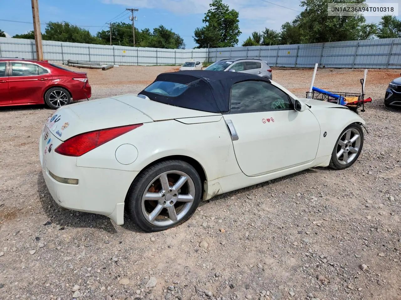 2004 Nissan 350Z Roadster VIN: JN1AZ36A94T010318 Lot: 58697936