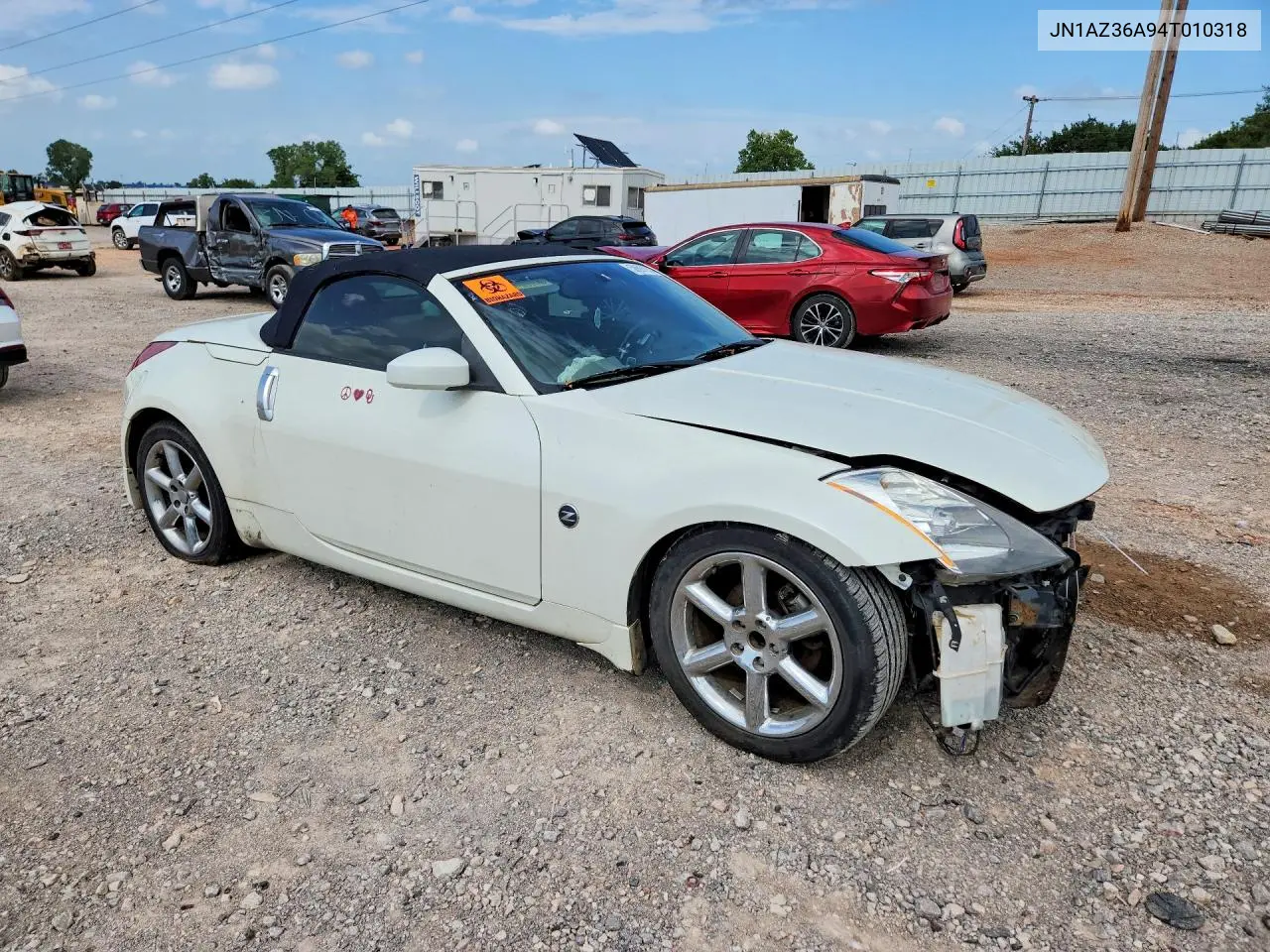 2004 Nissan 350Z Roadster VIN: JN1AZ36A94T010318 Lot: 58697936