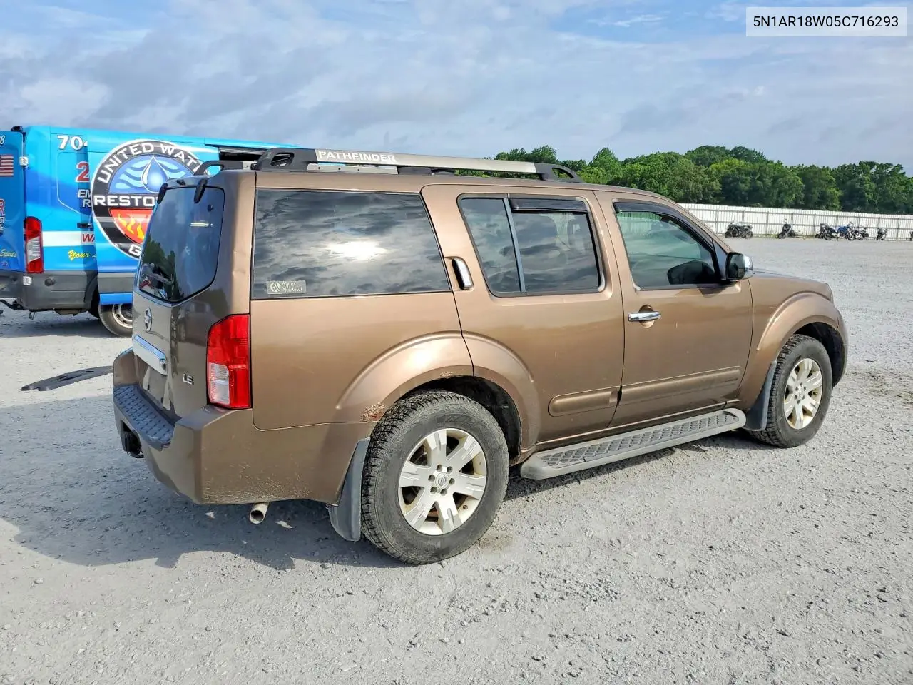 2005 Nissan Pathfinder Xe VIN: 5N1AR18W05C716293 Lot: 56182976