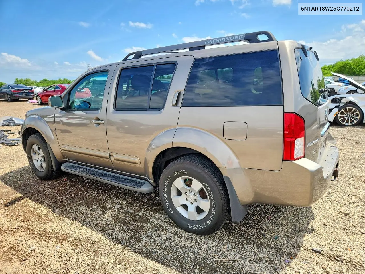 2005 Nissan Pathfinder Xe VIN: 5N1AR18W25C770212 Lot: 56732196
