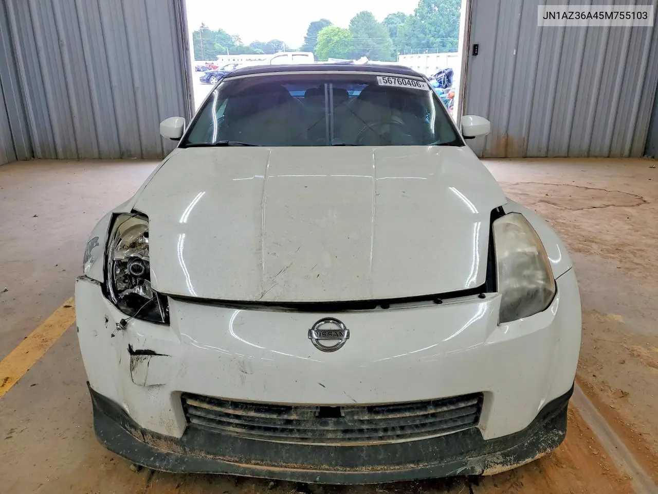 2005 Nissan 350Z Enthusiast VIN: JN1AZ36A45M755103 Lot: 56760406