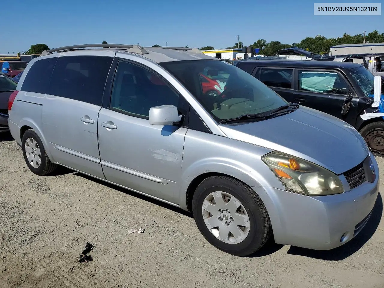 2005 Nissan Quest 3.5 VIN: 5N1BV28U95N132189 Lot: 56828716