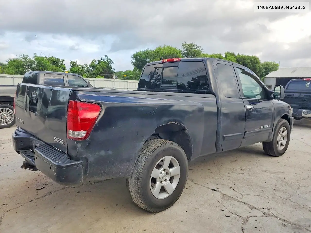 2005 Nissan Titan Xe VIN: 1N6BA06B95N543353 Lot: 58019556