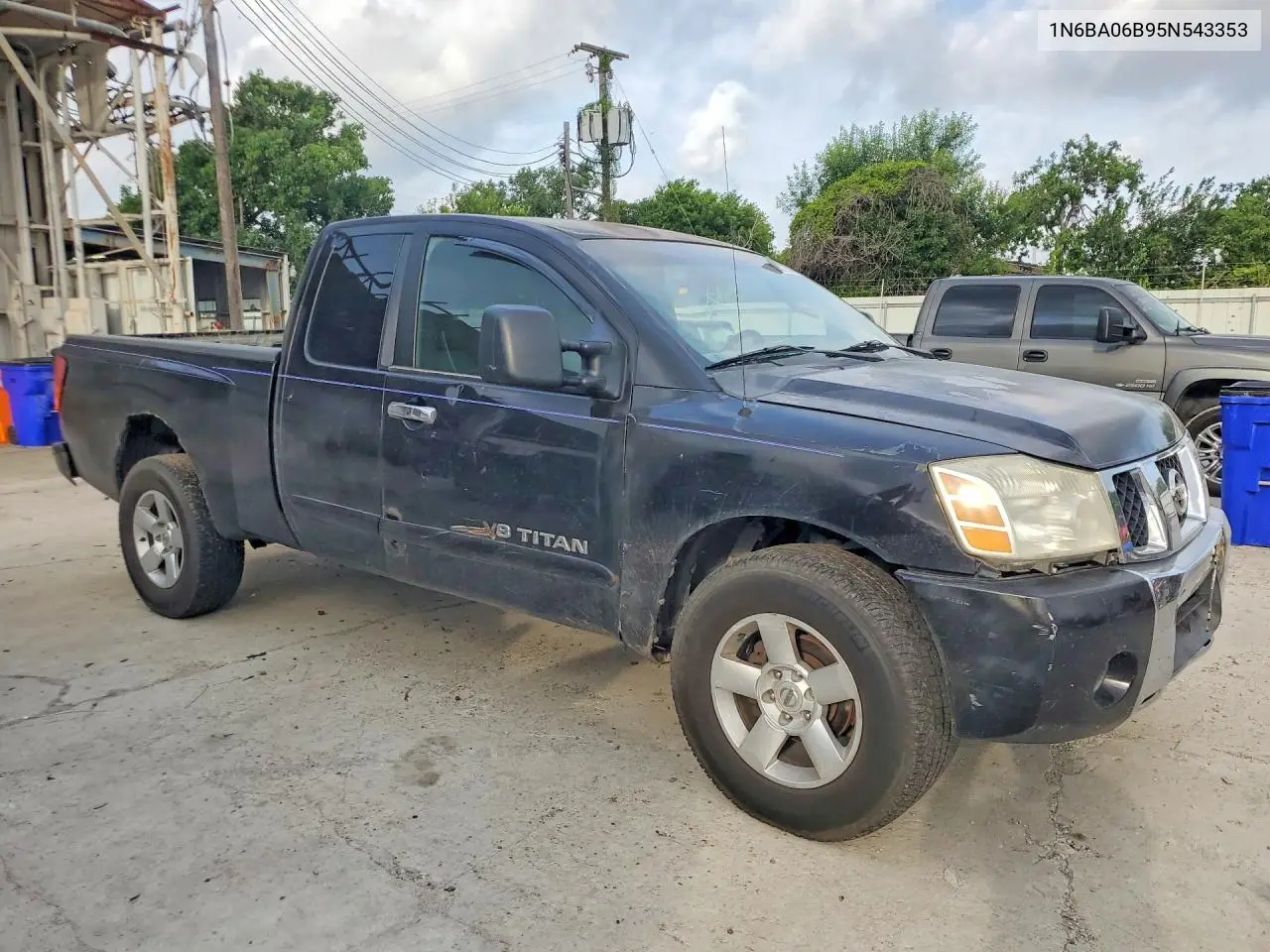 2005 Nissan Titan Xe VIN: 1N6BA06B95N543353 Lot: 58019556