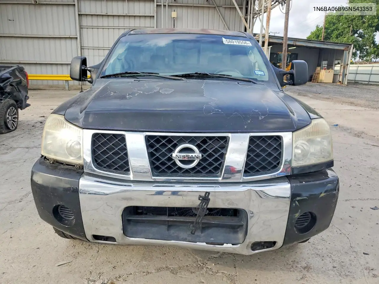 2005 Nissan Titan Xe VIN: 1N6BA06B95N543353 Lot: 58019556