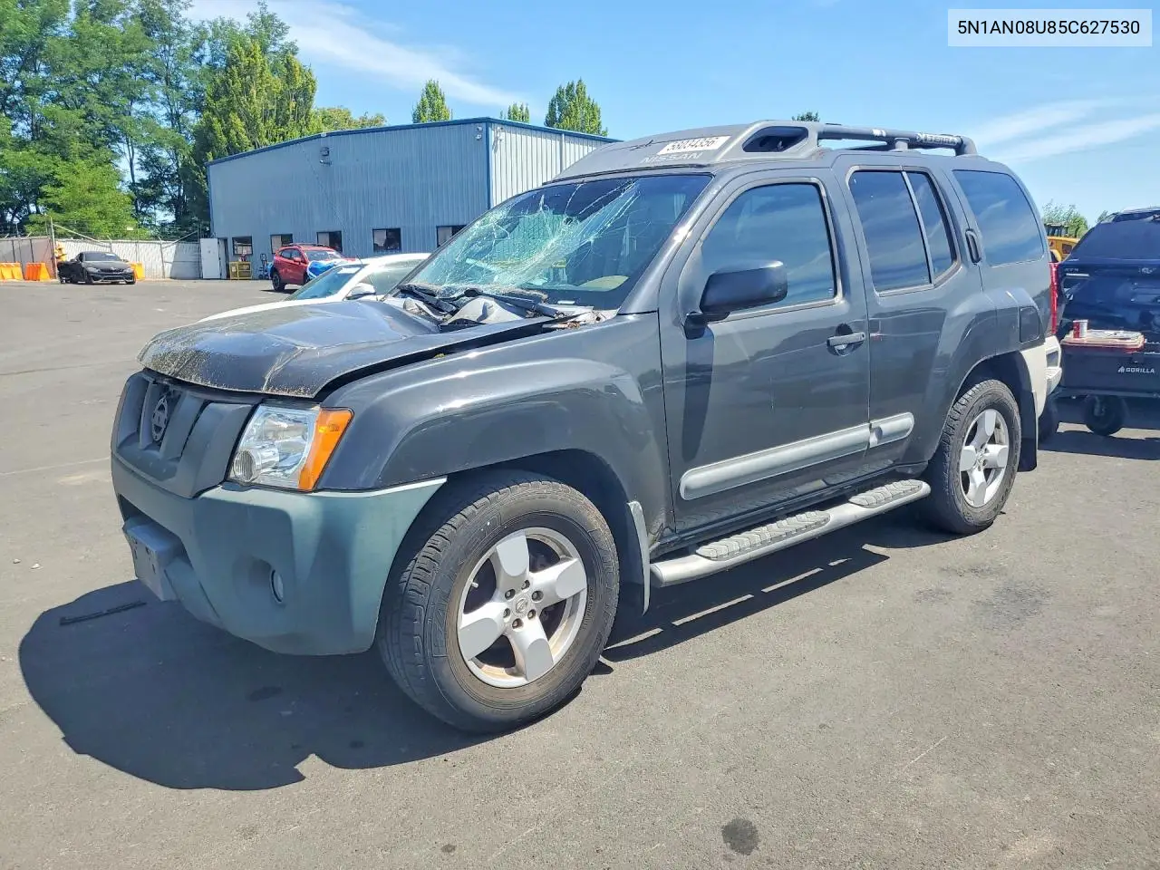 2005 Nissan Xterra S VIN: 5N1AN08U85C627530 Lot: 58034356