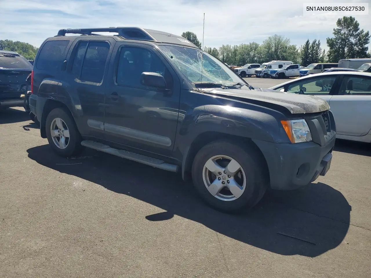2005 Nissan Xterra S VIN: 5N1AN08U85C627530 Lot: 58034356