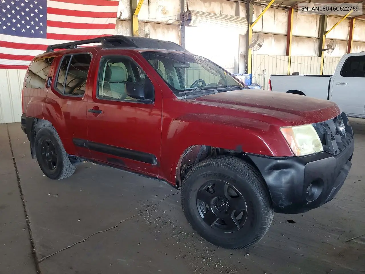 2005 Nissan Xterra S VIN: 5N1AN08U45C622759 Lot: 58138596