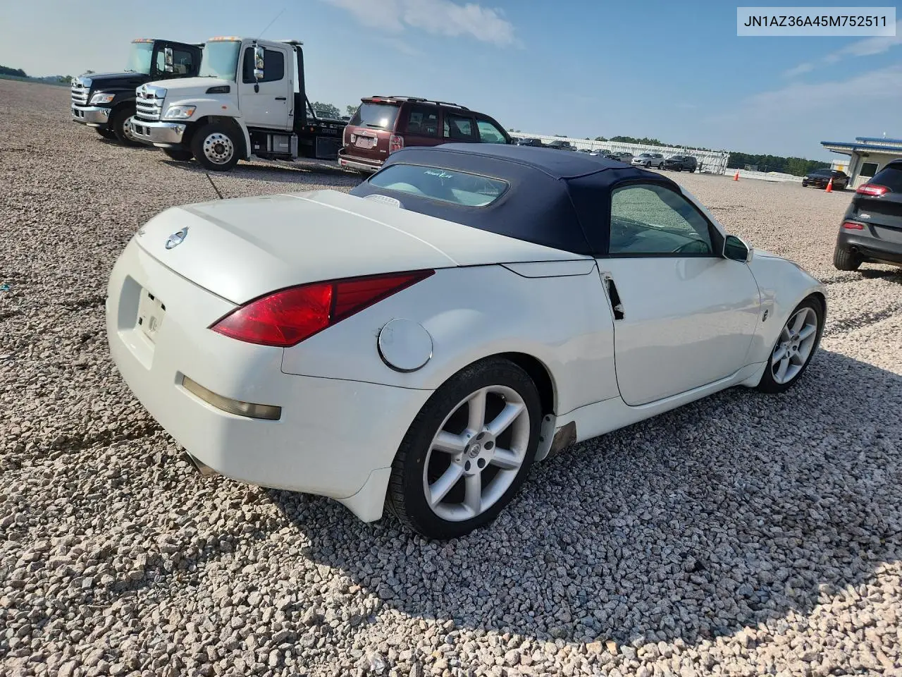 2005 Nissan 350Z Roadster VIN: JN1AZ36A45M752511 Lot: 58266406