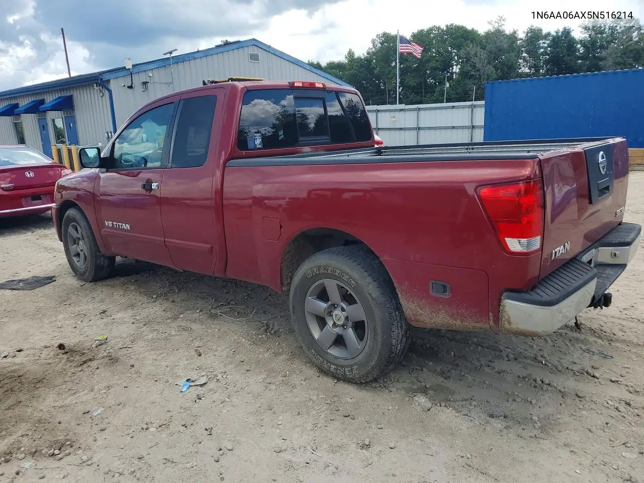 2005 Nissan Titan Xe VIN: 1N6AA06AX5N516214 Lot: 59314126