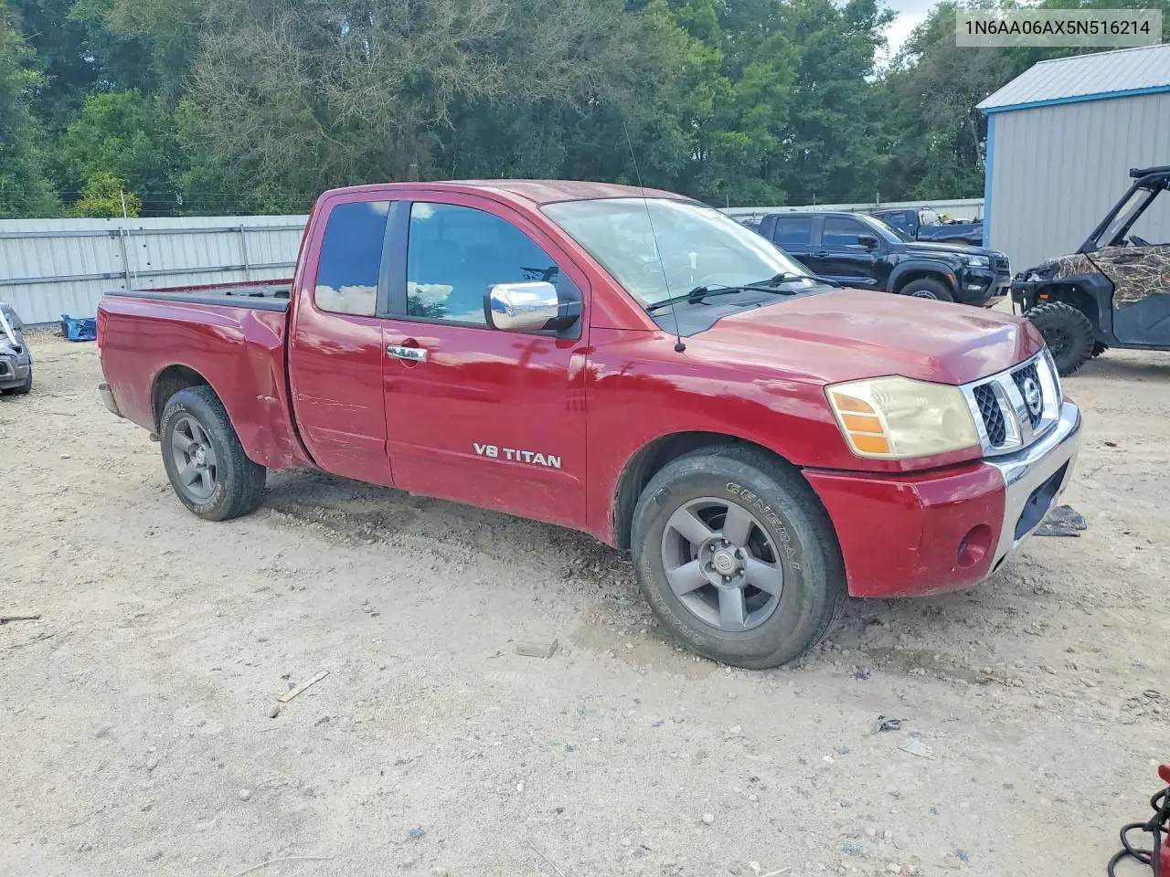 2005 Nissan Titan Xe VIN: 1N6AA06AX5N516214 Lot: 59314126