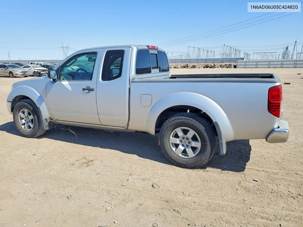 2005 Nissan Frontier Se VIN: 1N6AD06U05C424820 Lot: 61618706