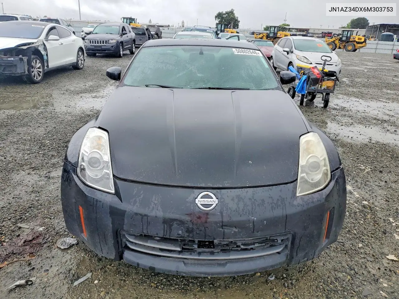 2006 Nissan 350Z Coupe VIN: JN1AZ34DX6M303753 Lot: 50802646