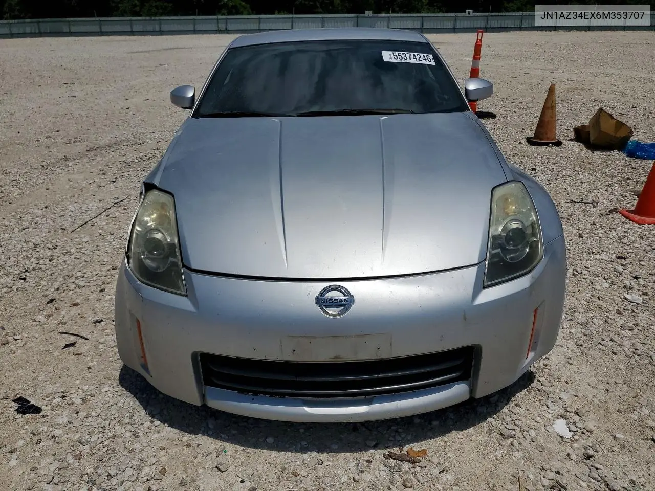 2006 Nissan 350Z Coupe VIN: JN1AZ34EX6M353707 Lot: 55374246