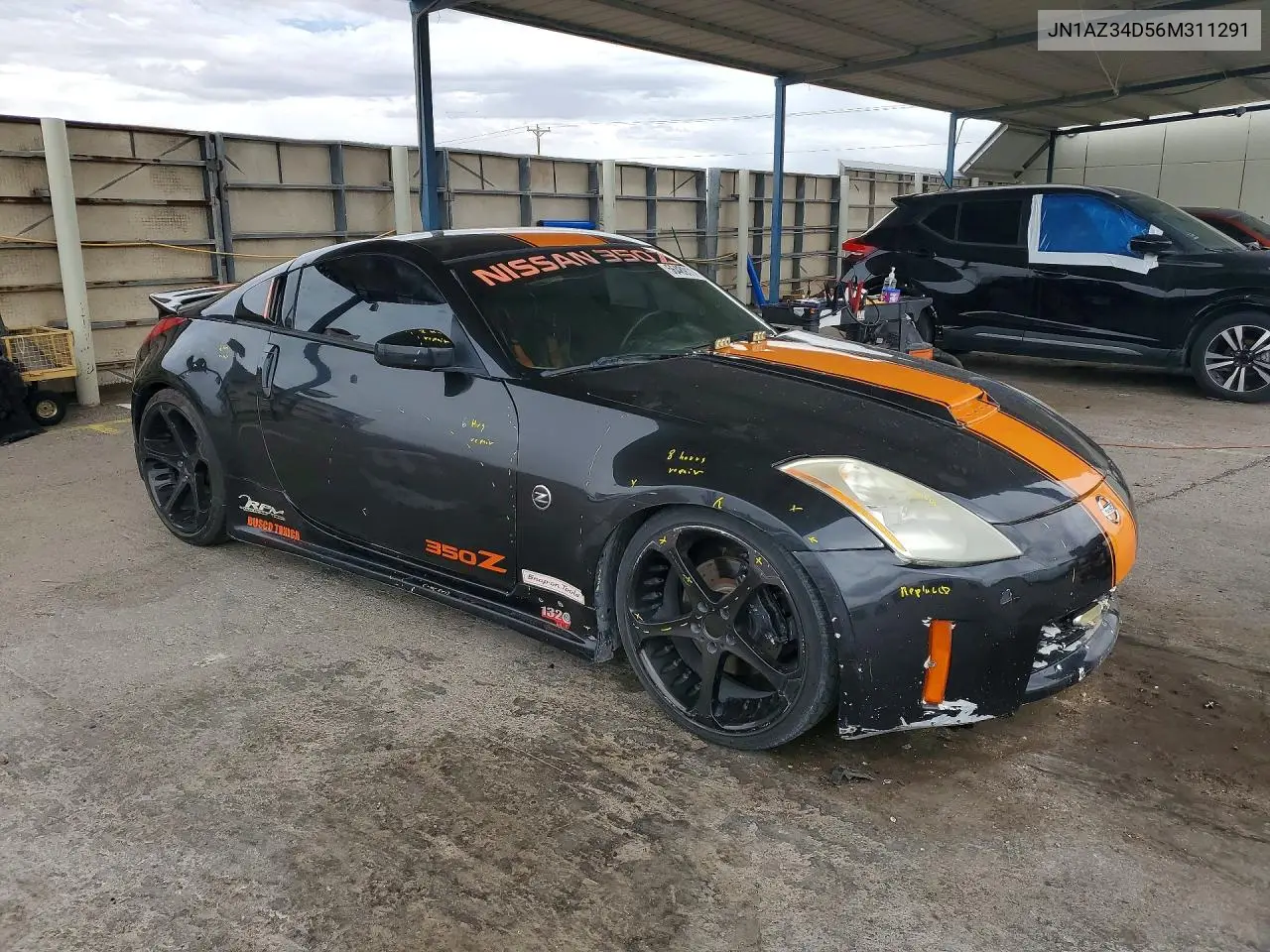 2006 Nissan 350Z Coupe VIN: JN1AZ34D56M311291 Lot: 56489116