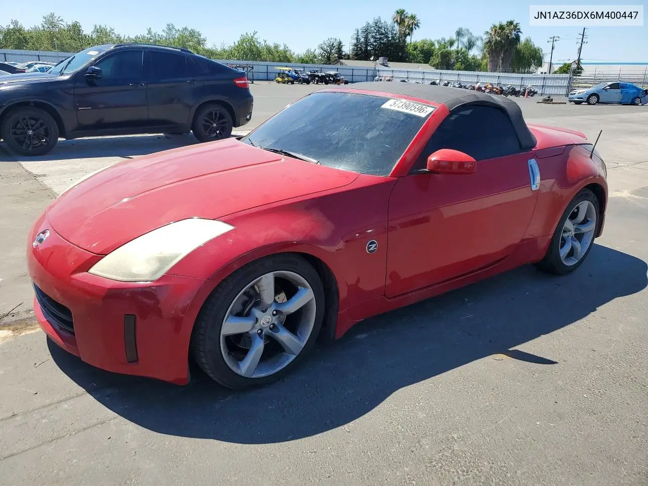 2006 Nissan 350Z Roadster VIN: JN1AZ36DX6M400447 Lot: 57390596